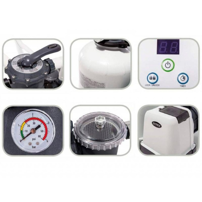 Каркасный бассейн Intex 26368 ULTRA XTR Rectangular Pool Set 732х366х132 см. - фото4, картинка4 Каркасный бассейн Intex 26368 ULTRA XTR Rectangular Pool Set 732х366х132 см. - фото4