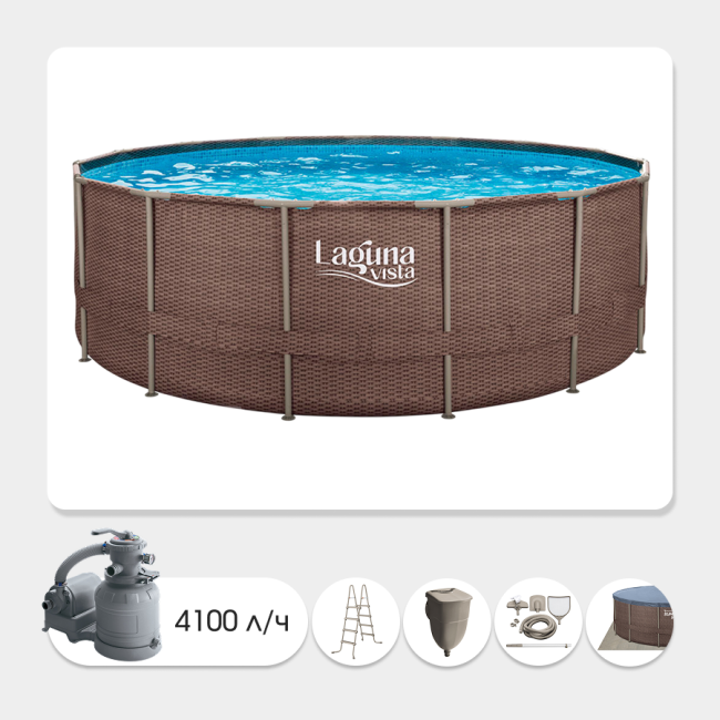 laguna Vista P20-1552-S 457x132 Бассейн каркасный - фото