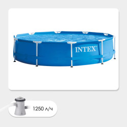Каркасный бассейн Intex 28202 Metal Frame 305x76 - фото