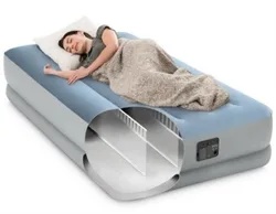 Кровать Intex 64122 Pillow Rest Raised Bed 64166 Raised Comfort Fiber-Tech 99*191*36 с встр насосом 220в  - фото